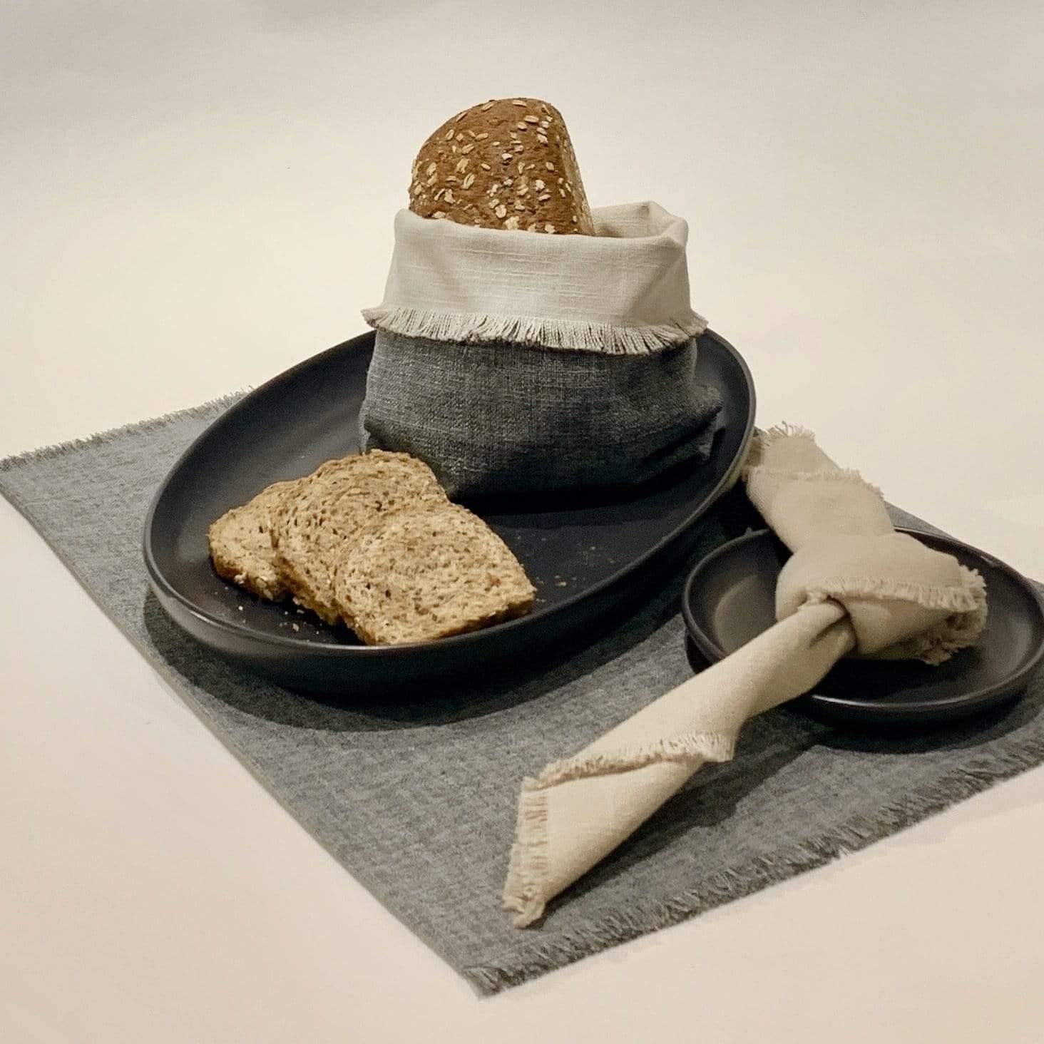 Table Linen Mushroom Nomad Napkins