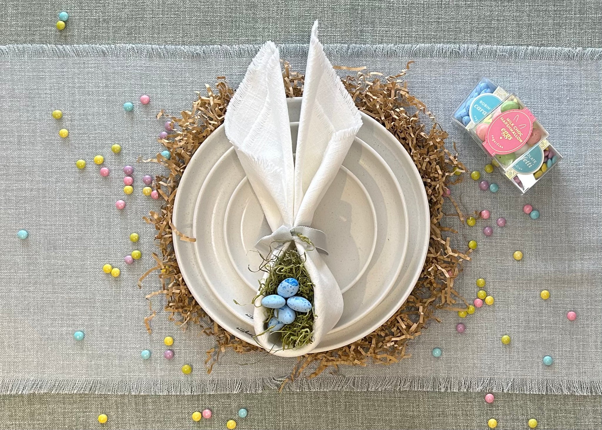 The Easter Table: Bunny Napkin Folds