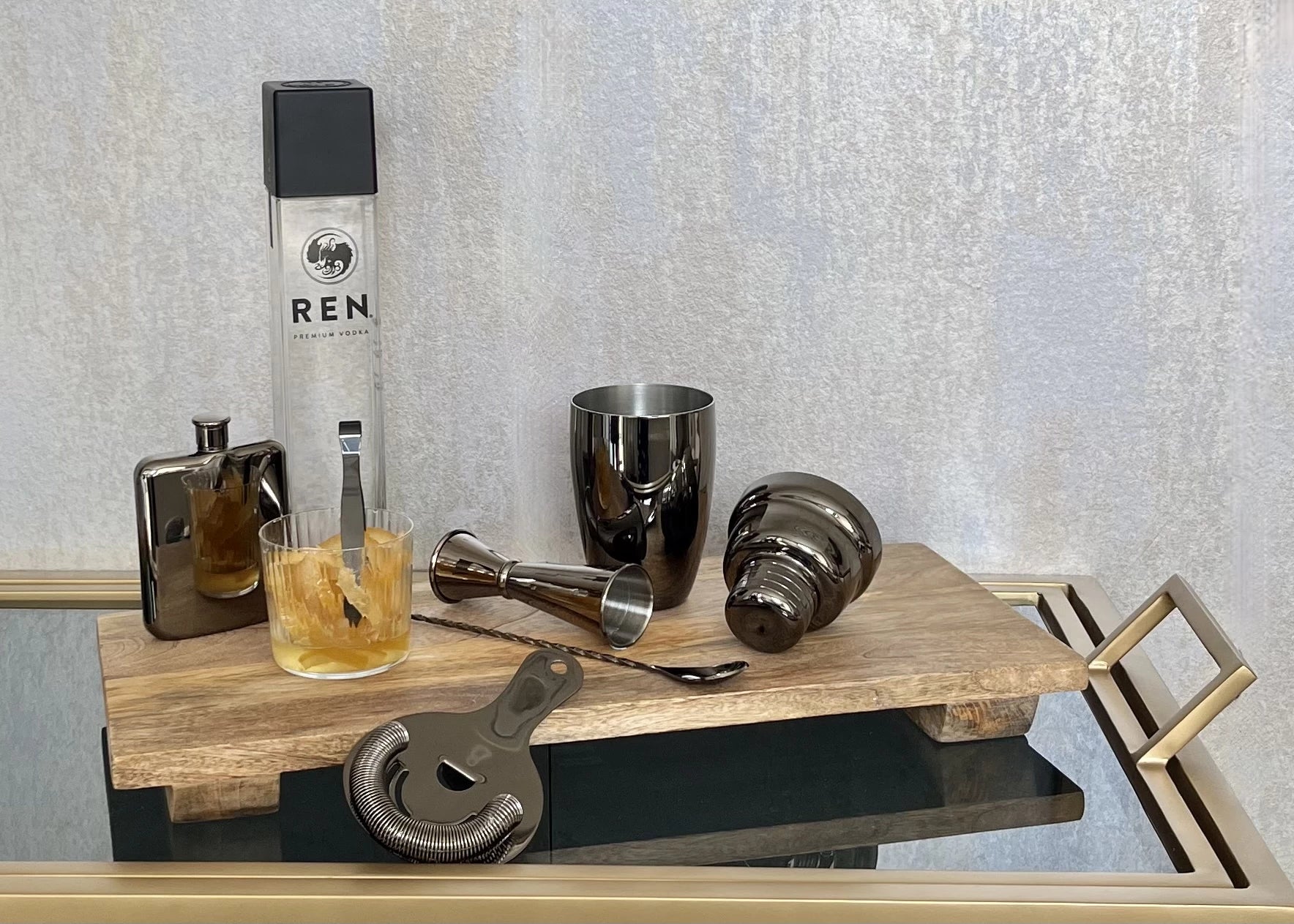 Cocktail Shakers + Bar Accessories