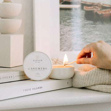 Cashmere Scented Candle - Petite