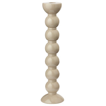 Extra Tall Cappuccino Bubble Candlestick by Addison Ross