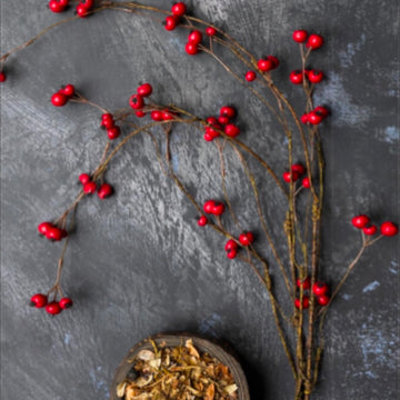 Artificial Ruby Hawthorn Berry by Abigail Ahern