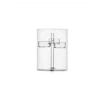 Iris Tealight Candle Holder - Clear by Ichendorf Milano