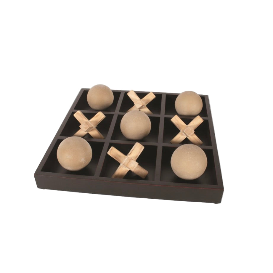 Black / Natural Wood TicTacToe