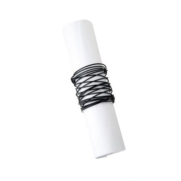 Black Wire Napkin Ring