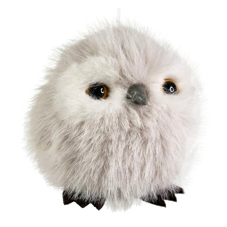 Furry Owl Ornament - 2 sizes