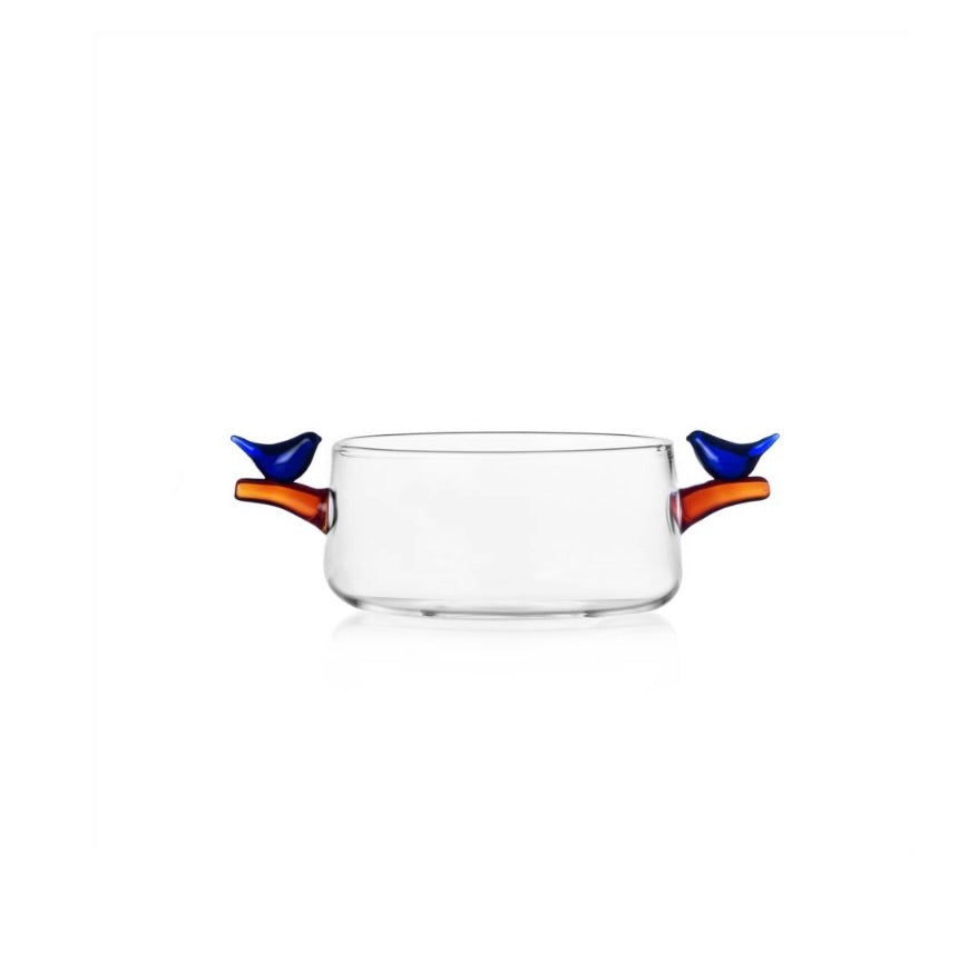Blue Birds Bowl by Ichendorf Milano