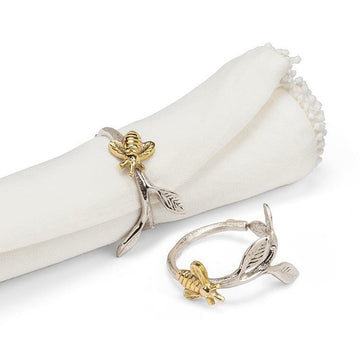 Bee on Branch Napkin Ring