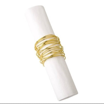 Gold Wire Napkin Ring