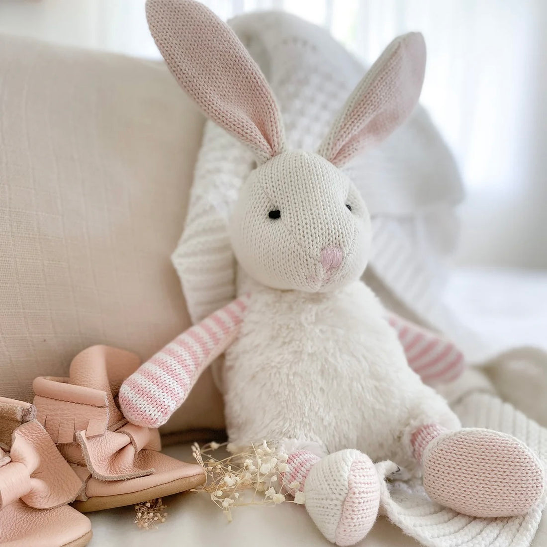 Pink Floppy Bunny