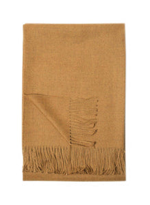 Melon Melange Baby Alpaca Throw