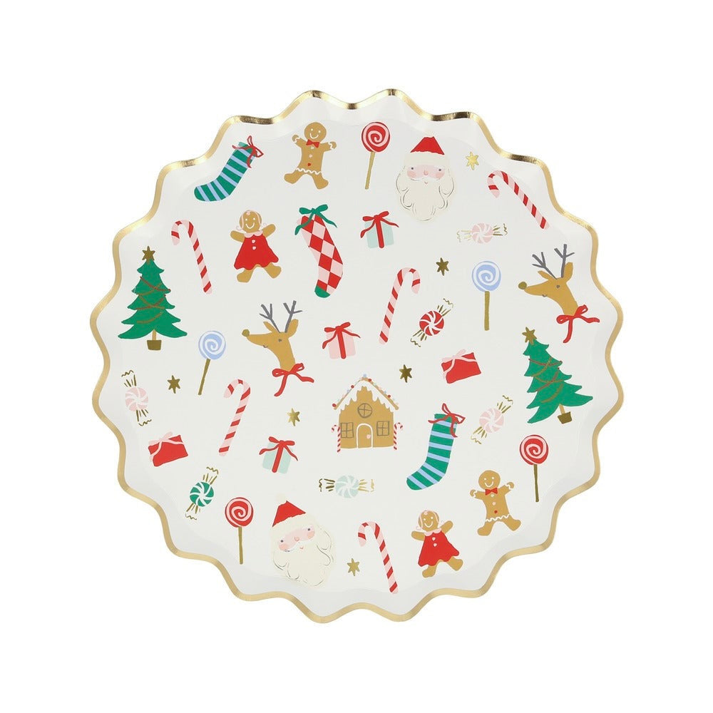 Jolly Christmas Plate by Meri Meri - 2 sizes