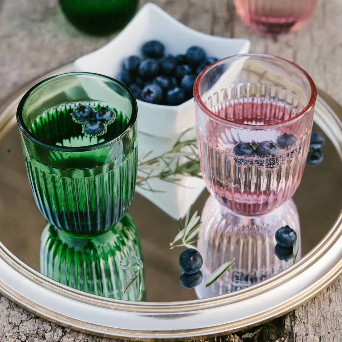 Green Ouessant Tumbler - set of 6