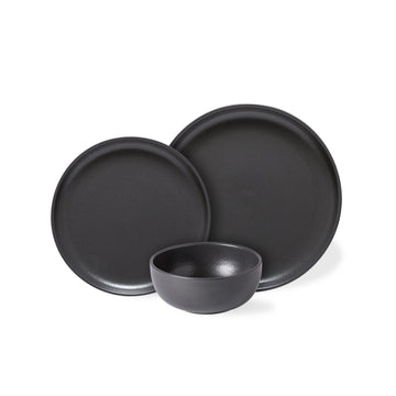 Casafina Pacifica 18 piece Dinnerware Set - Pepper