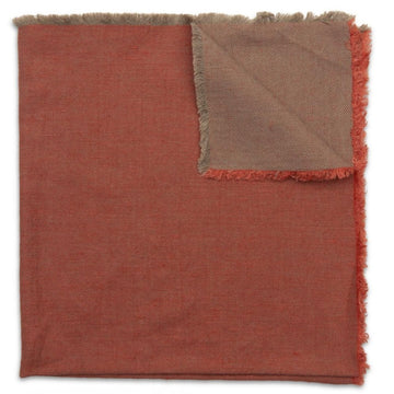 Paprika Washed Fringe Napkin by Deborah Rhodes