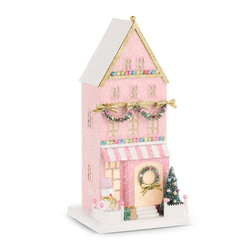 Pink Gingerbread House