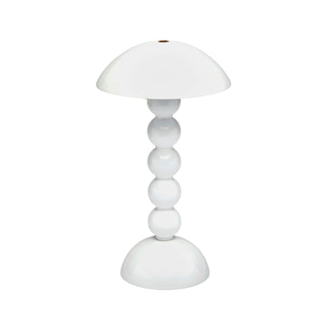 White Bobbin LED Lamp by Addison Ross
