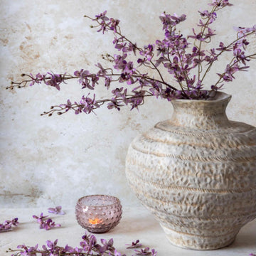 Purple Artificial Onsiduum Orchid by Abigail Ahern