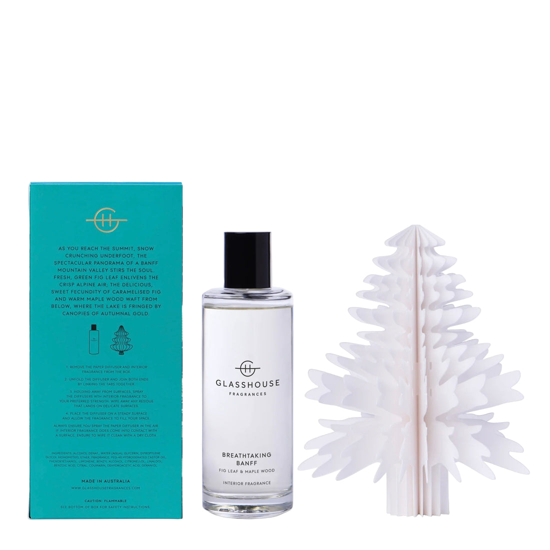 Breathtaking Banff Interior Fragrance + Paper Diffuser by Glasshouse