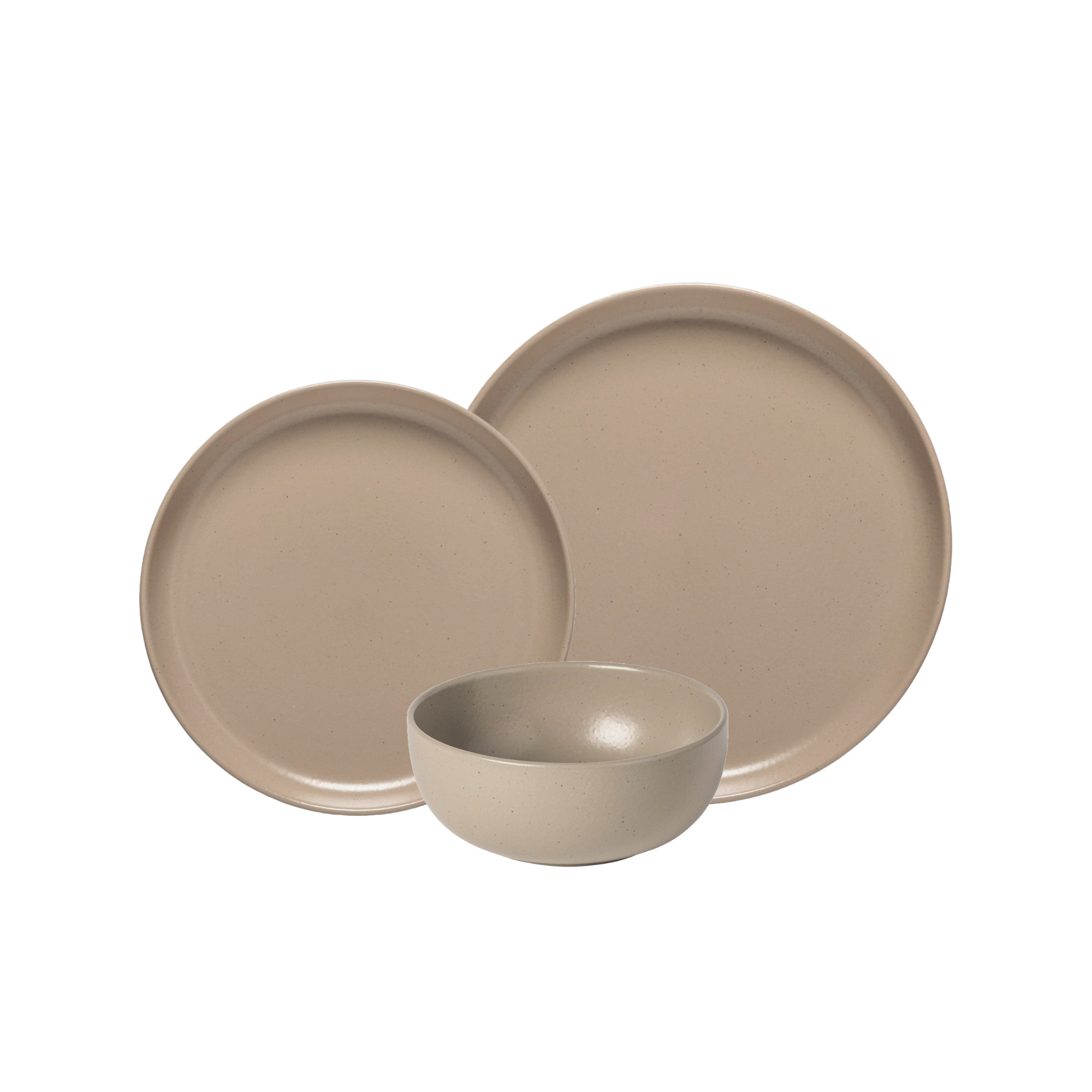 Casafina Pacifica 18 piece Dinnerware Set - Mushroom