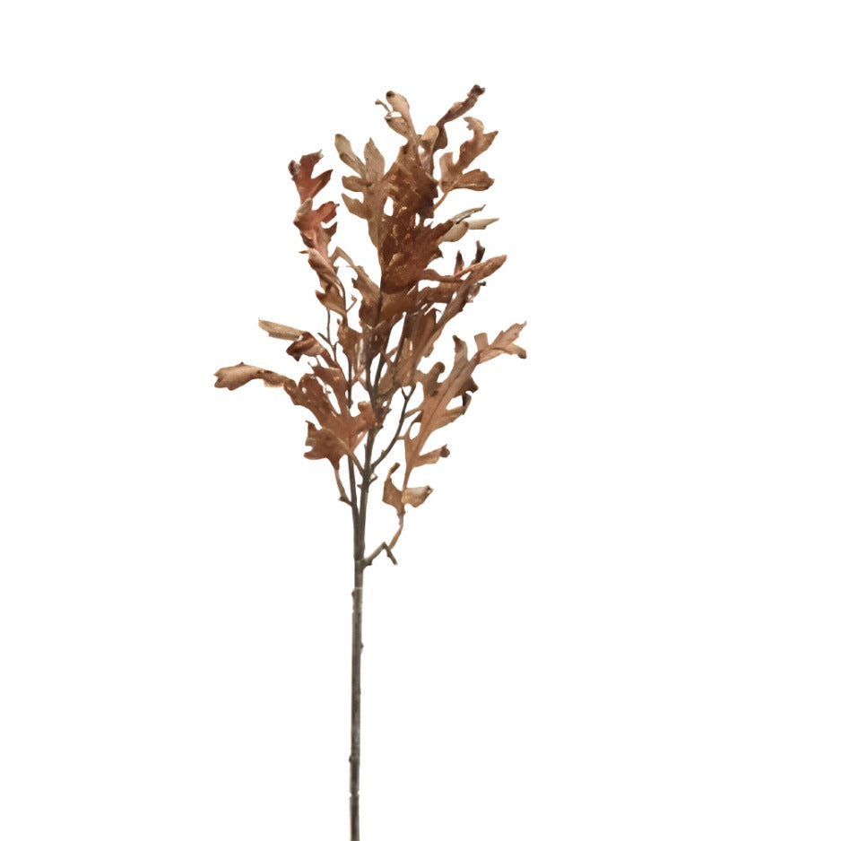 Faux Oak Leaf Stems - 4 colours