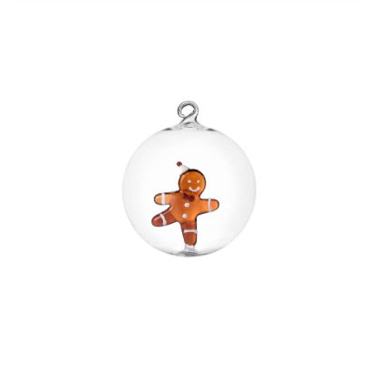 Gingerbread with Christmas Hat  Ornament by Ichendorf Milano
