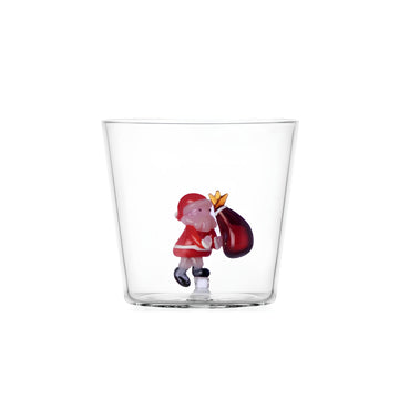 Santa with Amber Sack Tumbler - by Ichendorf Milano