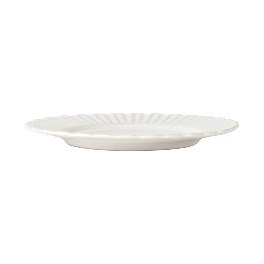 White Cristal Dinner Plate - set of 6