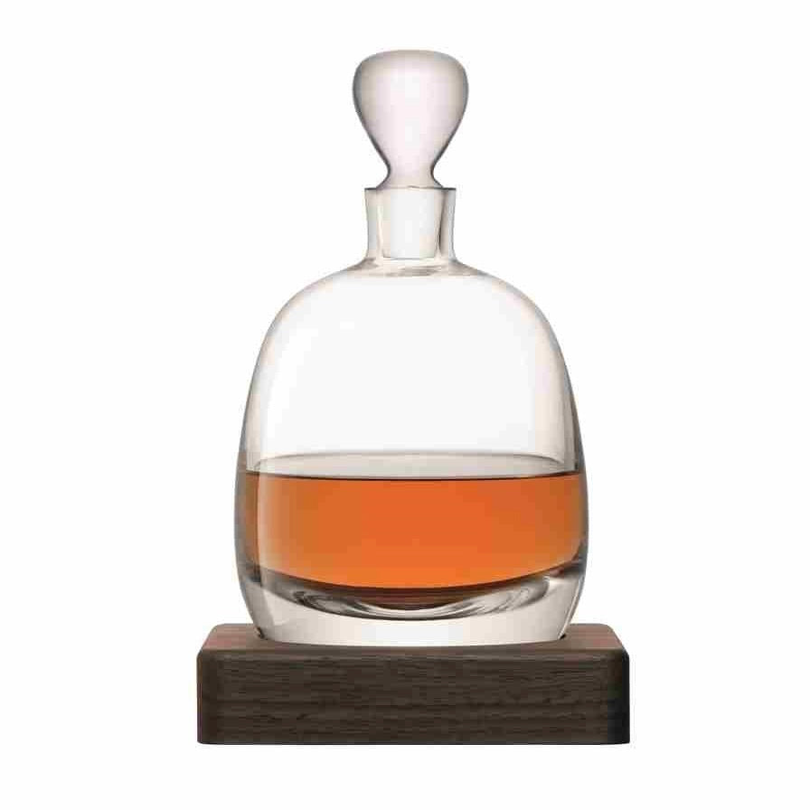 Whisky Islay Decanter with Walnut Base