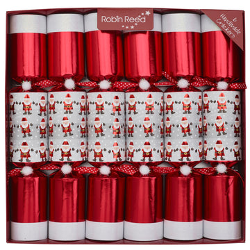 Racing Santa Christmas Cracker - Pack of 6