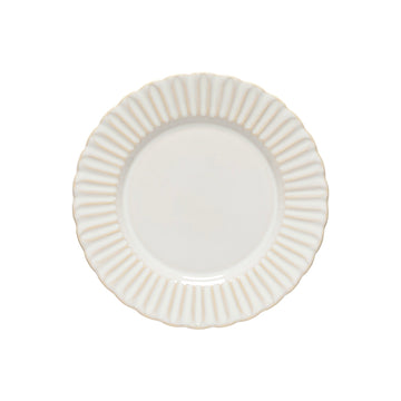 White Cristal Dinner Plate - set of 6
