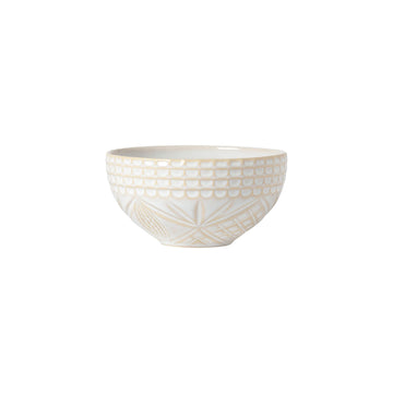 White Cristal Soup/Cereal Bowl - set of 6