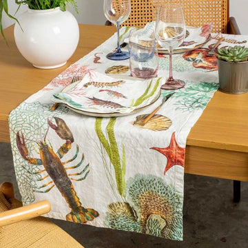 Ocean Animals Table Runner