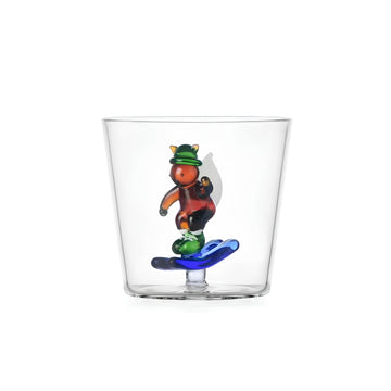 Skiing Squirrel Tumbler - by Ichendorf Milano
