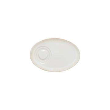 White Grespresso Oval Saucer