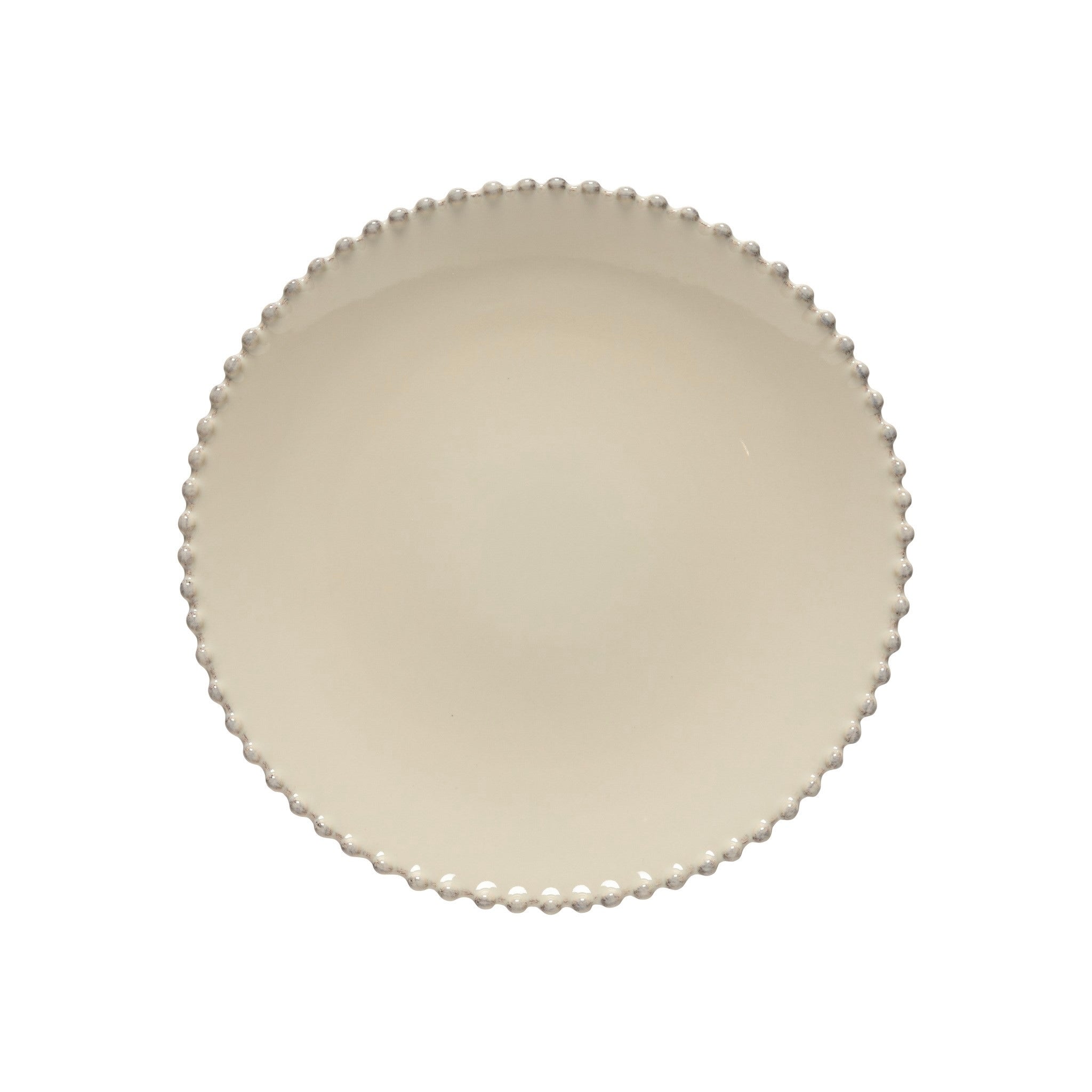 Cream Pearl Dinner Plate - set of 6