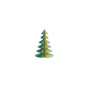 Green Folding Honeycomb Tree - Small
