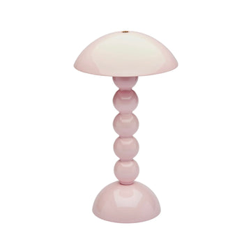 Pale Pink Bobbin LED Lamp by Addison Ross