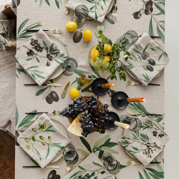 Olives Napkins - set of 2 assorted styles