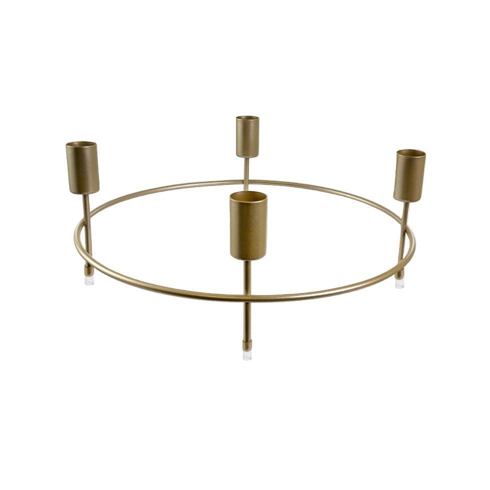 Gold Advent Candle Ring