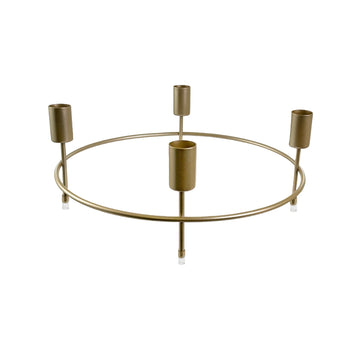 Gold Advent Candle Ring