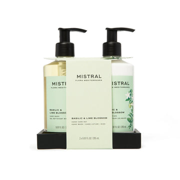 Flora Mediterranea Basilic + Lime Blossom Hand Care Set