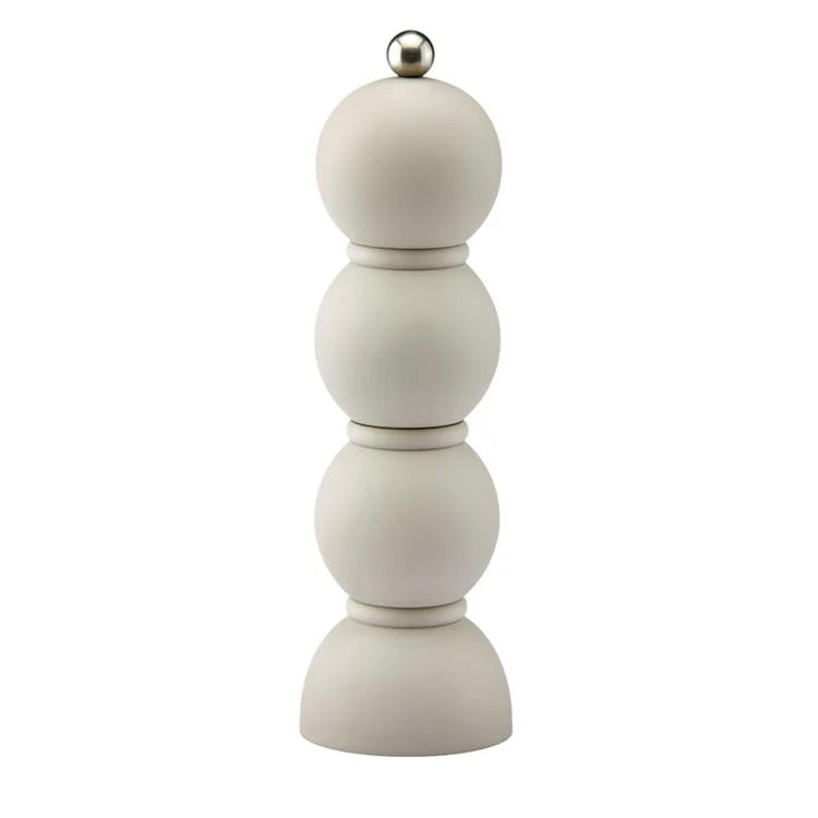 Cappuccino Scandi Bobbin Salt + Pepper Mill by Addison Ross