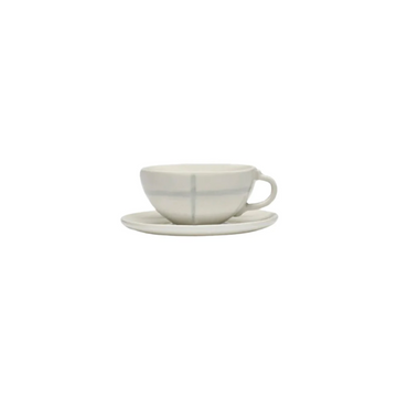 Salt Zuma Espresso Cup + Saucer by Kelly Wearstler - set of 2