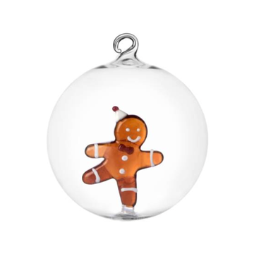 Gingerbread with Christmas Hat  Ornament by Ichendorf Milano