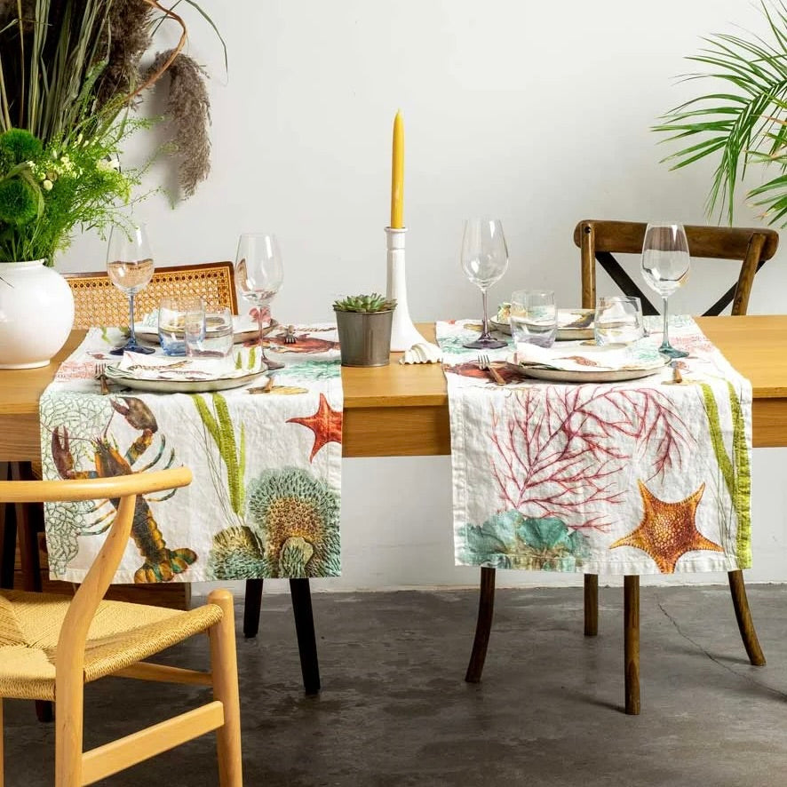 Ocean Animals Table Runner