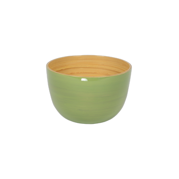 Light Green Bamboo Snack Bowl