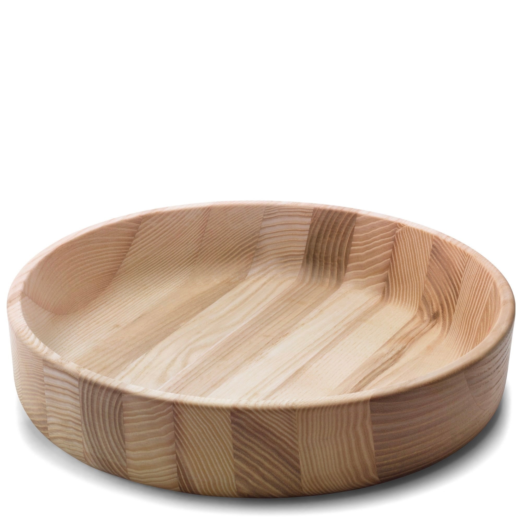 Collective Ash Wood Low Bowl by LSA