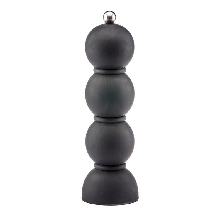 Black Scandi Bobbin Salt + Pepper Mill by Addison Ross