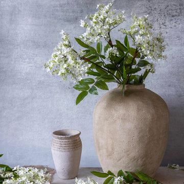 White Artificial Lilac Stem by Abigail Ahern
